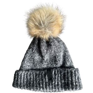 Bula Wool-blend Beanie with Pompom, OS